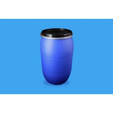 120 LITRE OPEN TOP BLUE POLYDRUM